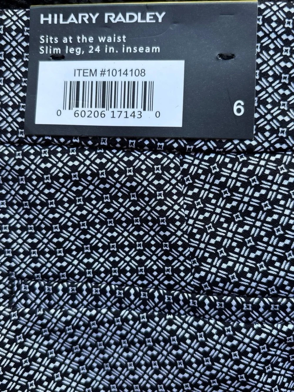 ✨ Hilary Radley black pants size 6✨